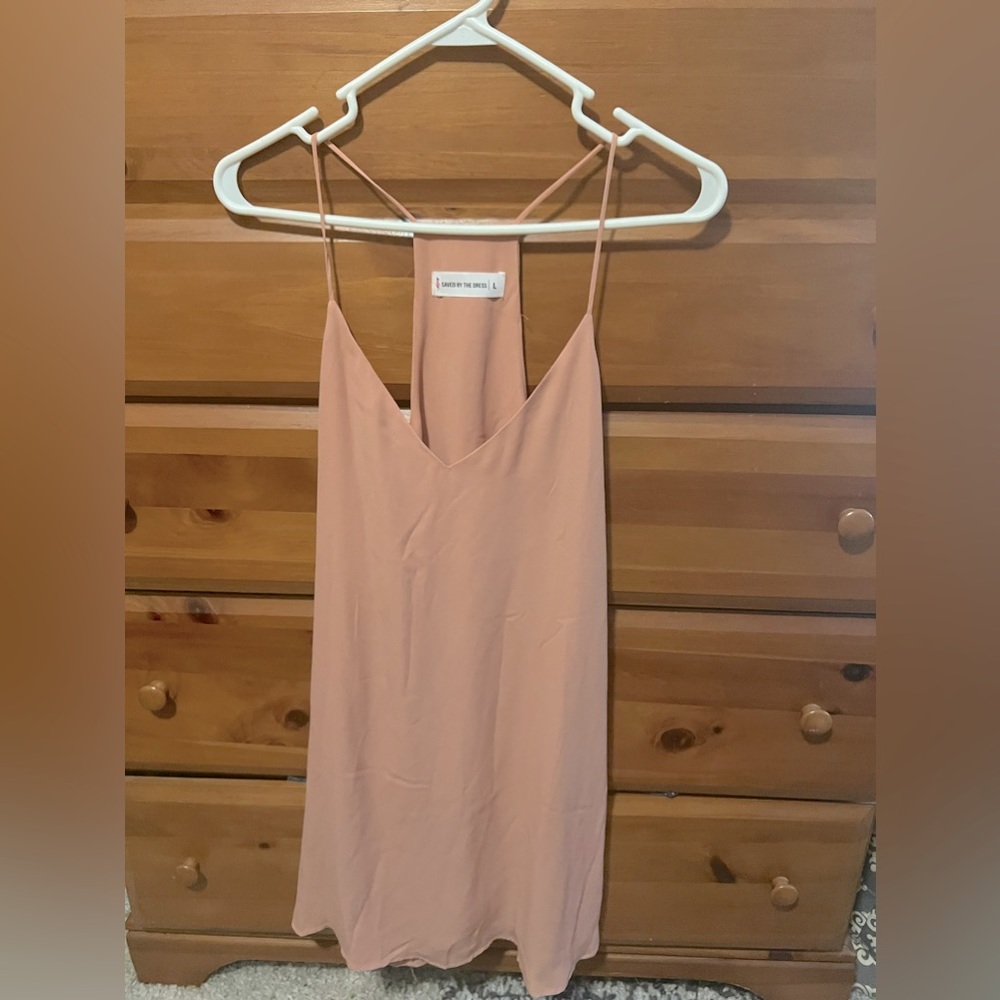 Mauve slip dress